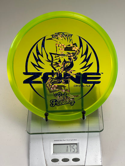 Discraft Cryztal FLX Zone “Get Freaky” (Transparent Yellow-Green)