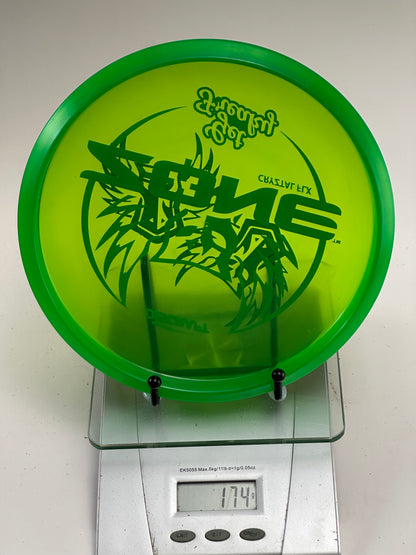 Discraft Zone Cryztal FLX Get Freaky – Transparent Green Approach Disc