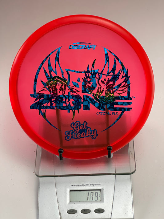 Discraft Zone Cryztal FLX “Get Freaky” (Transparent Red)