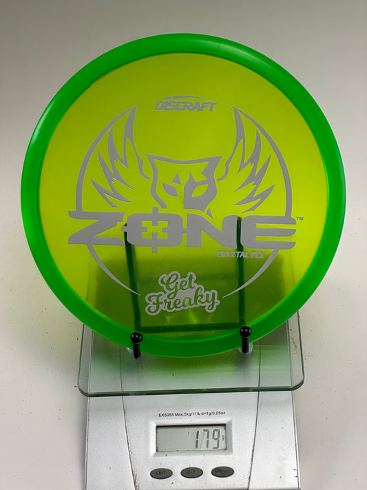 Discraft Cryztal FLX Zone “Get Freaky” – Transparent Yellow-Green