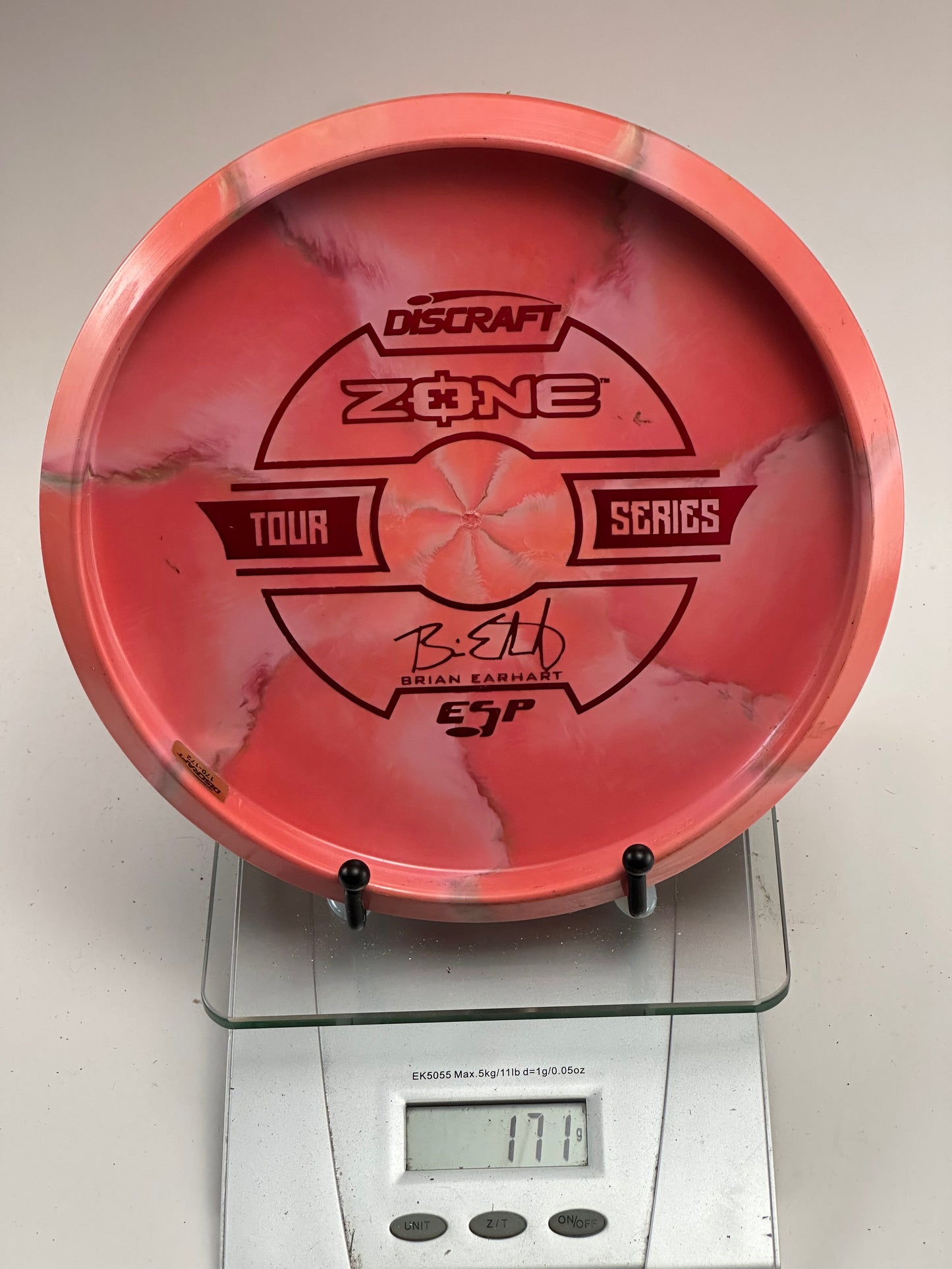 Discraft Zone ESP Tour Series (Brian Earhart) Swirly Red 171g