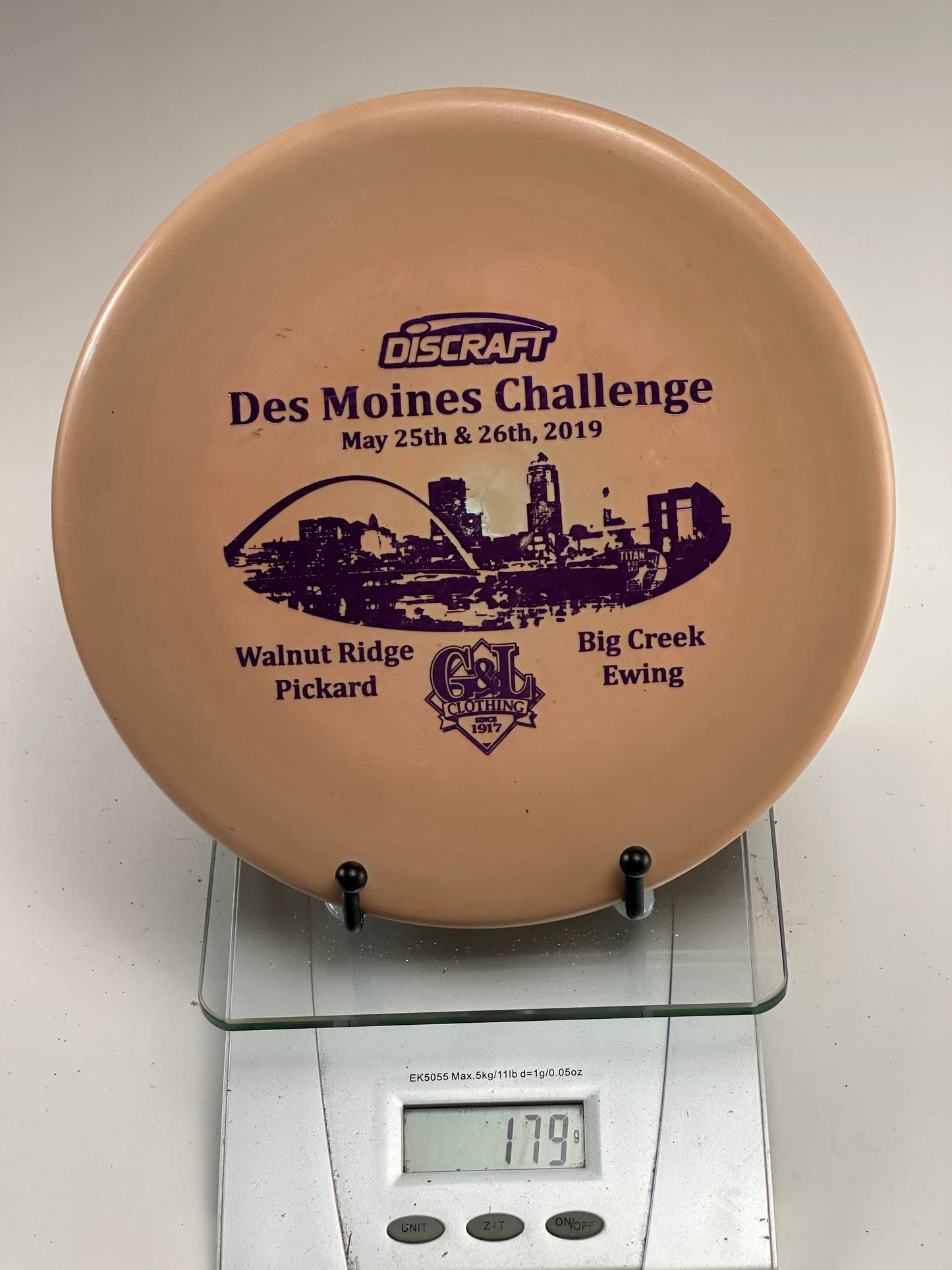 Discraft Jawbreaker Zone – Des Moines Challenge 2019 Tournament Stamp