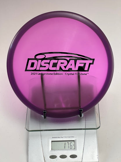 Discraft Cryztal FLX Zone (2021 Ledgestone) Transparent Purple