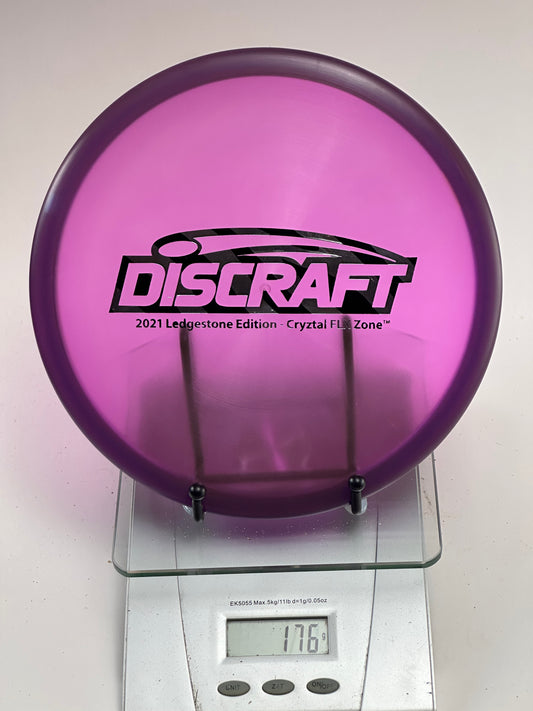 Discraft Cryztal FLX Zone (2021 Ledgestone) Transparent Purple