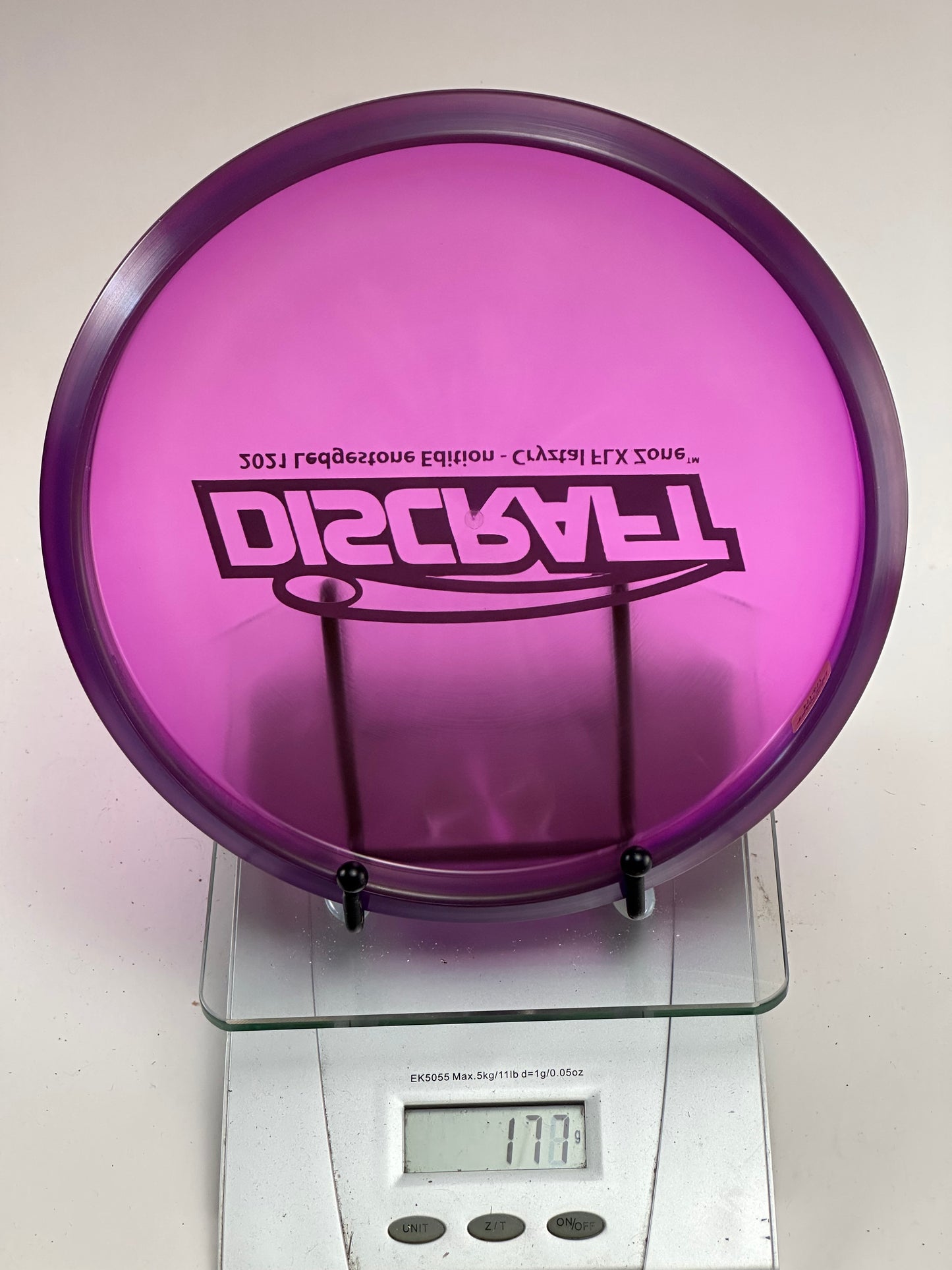 Discraft Cryztal FLX Zone (2021 Ledgestone) Transparent Purple
