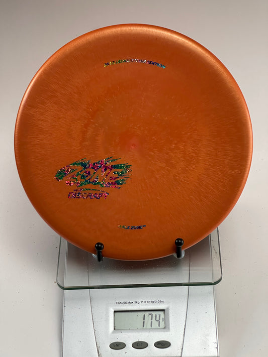 Discraft Zone Z FLX Approach Disc – Orange w/ Sparkle Stamp
