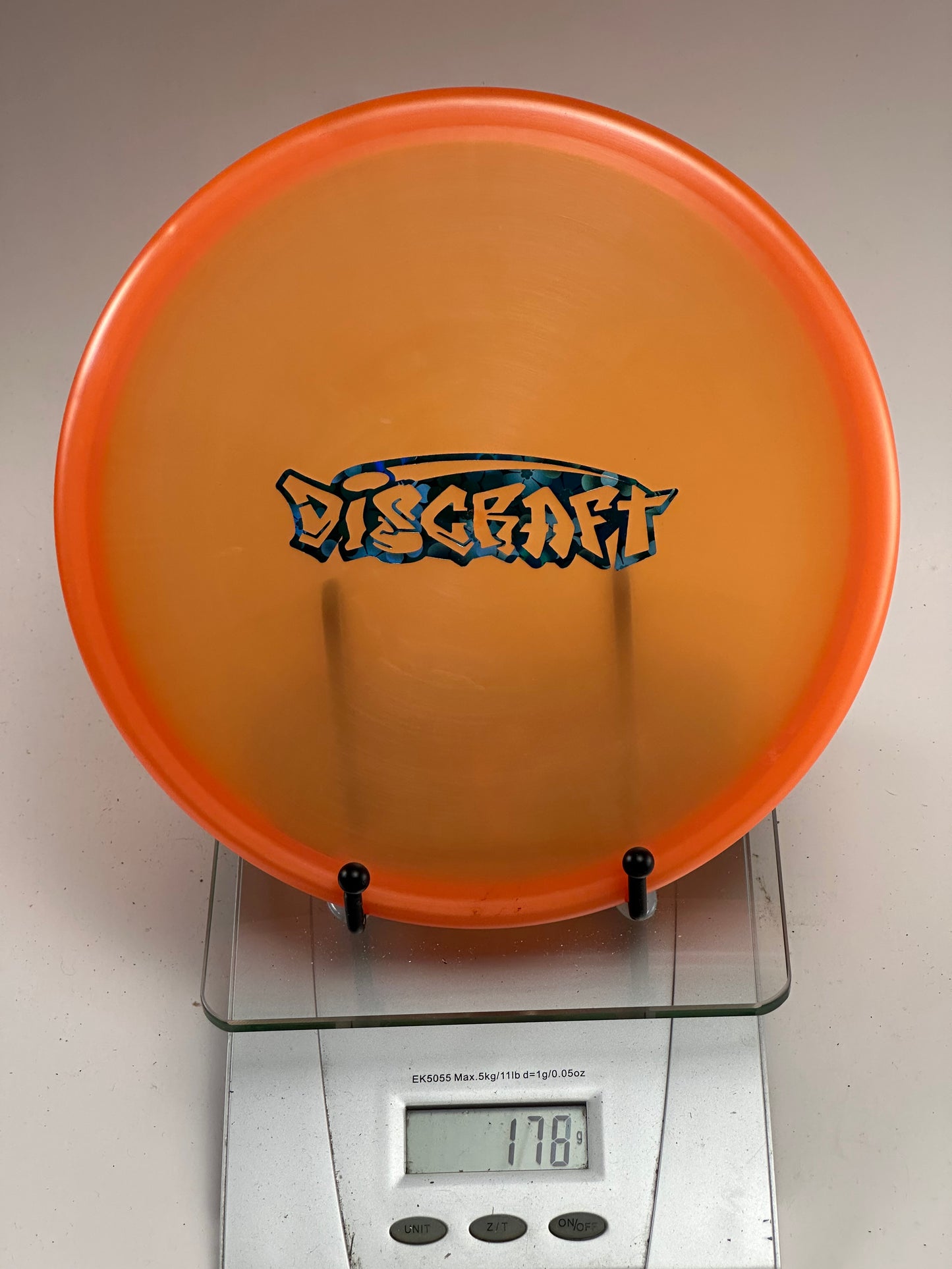 Discraft Zone Z Line Approach Disc - Transparent Orange Bar Stamp