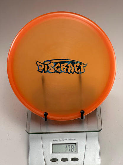 Discraft Zone Z Line Approach Disc - Transparent Orange Bar Stamp