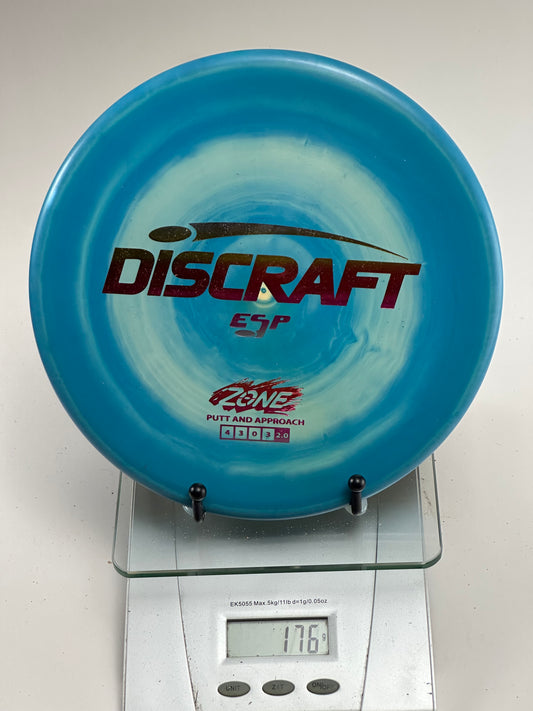 Discraft ESP Zone - Blue Swirl Stock Stamp