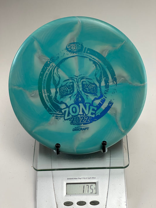 Discraft Zone ESP FLX Swirl (2022 Great Lakes Open) Blue/White