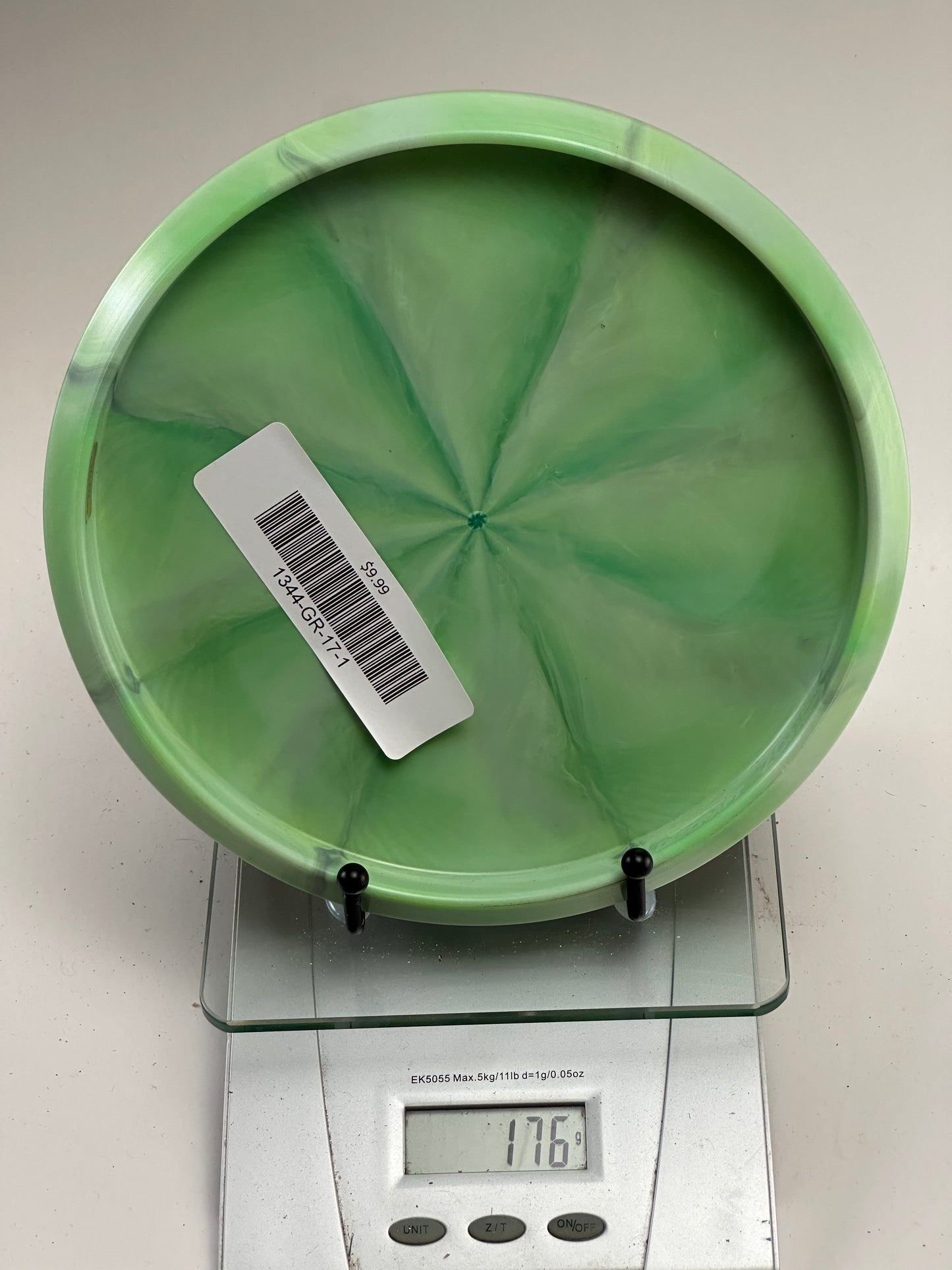 Discraft Zone ESP FLX 2022 Great Lakes Open Swirly Green/Pink Stamp