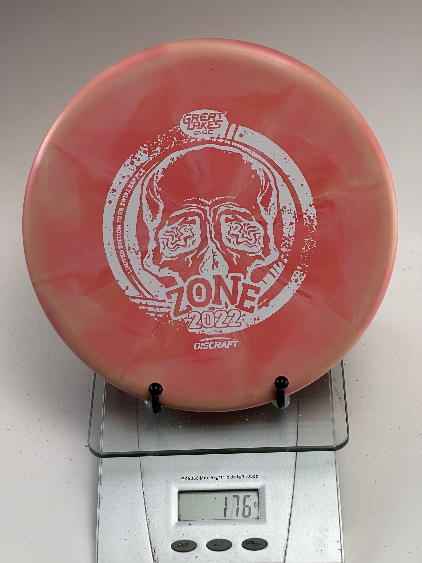 Discraft Zone ESP FLX 2022 Great Lakes Open Swirly Peach/Pink
