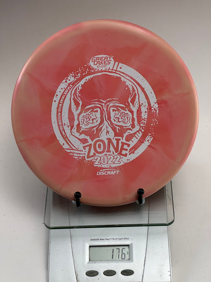 Discraft Zone ESP FLX 2022 Great Lakes Open Swirly Peach/Pink