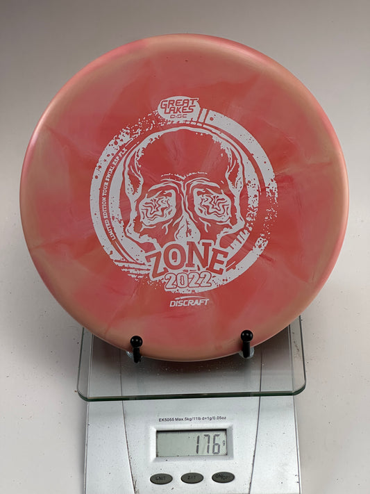 Discraft Zone ESP FLX 2022 Great Lakes Open Swirly Peach/Pink