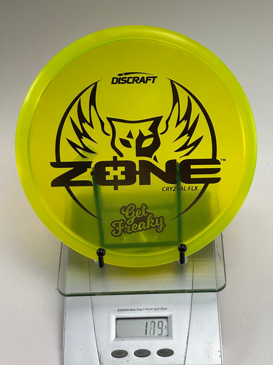 Discraft Zone CryZtal FLX Get Freaky - Transparent Yellow