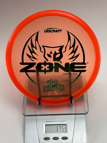 Discraft Zone CryZtal FLX "Get Freaky" (Transparent Orange)