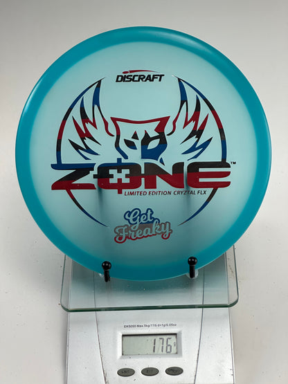 Discraft Zone CryZtal FLX Get Freaky – Transparent Blue