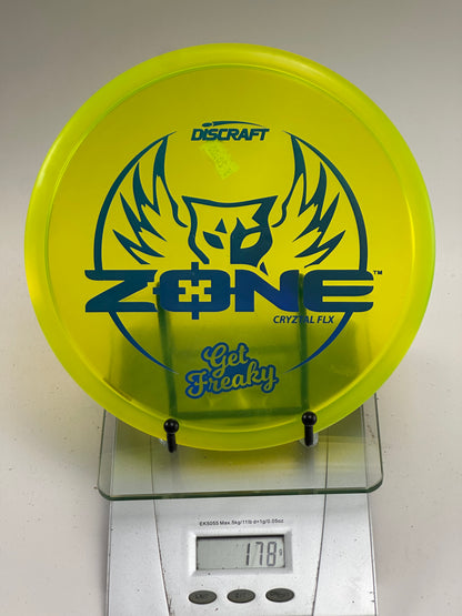 Discraft Zone CryZtal FLX Get Freaky – Transparent Yellow
