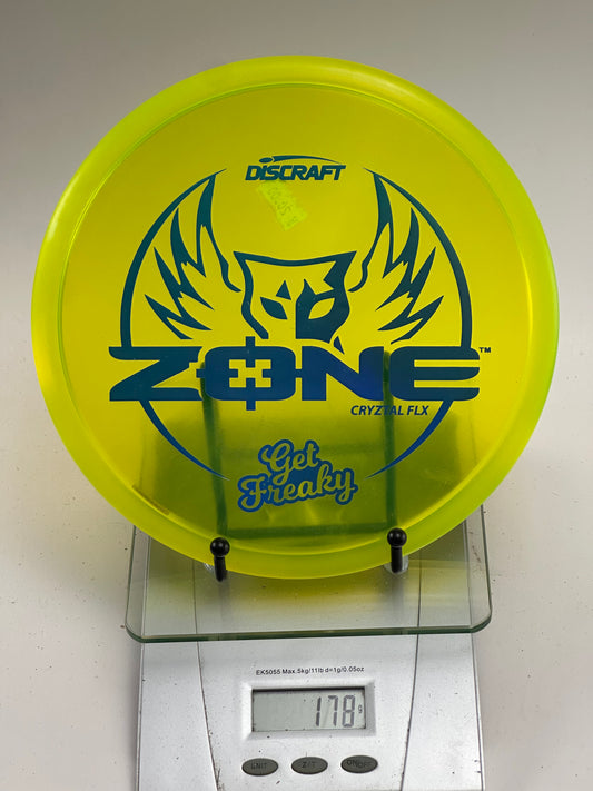 Discraft Zone CryZtal FLX Get Freaky – Transparent Yellow
