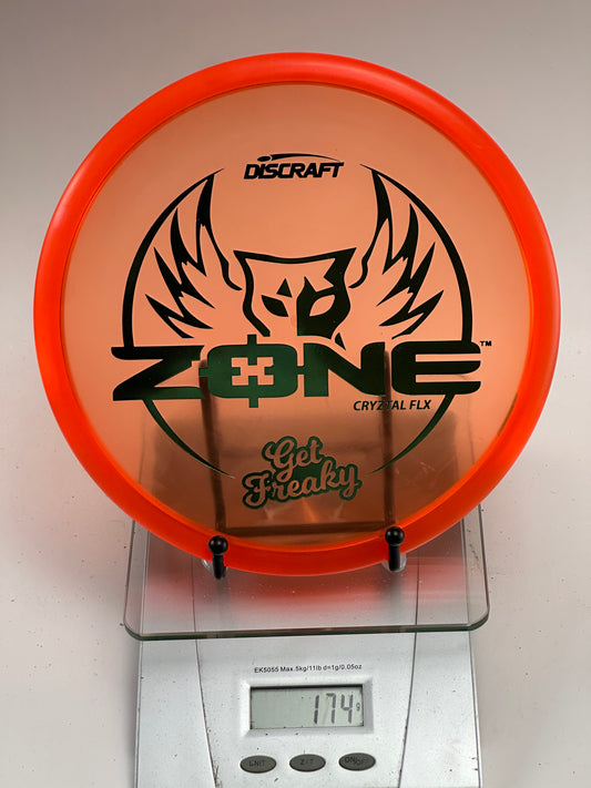 Discraft Zone CryZtal FLX “Get Freaky” – Transparent Orange