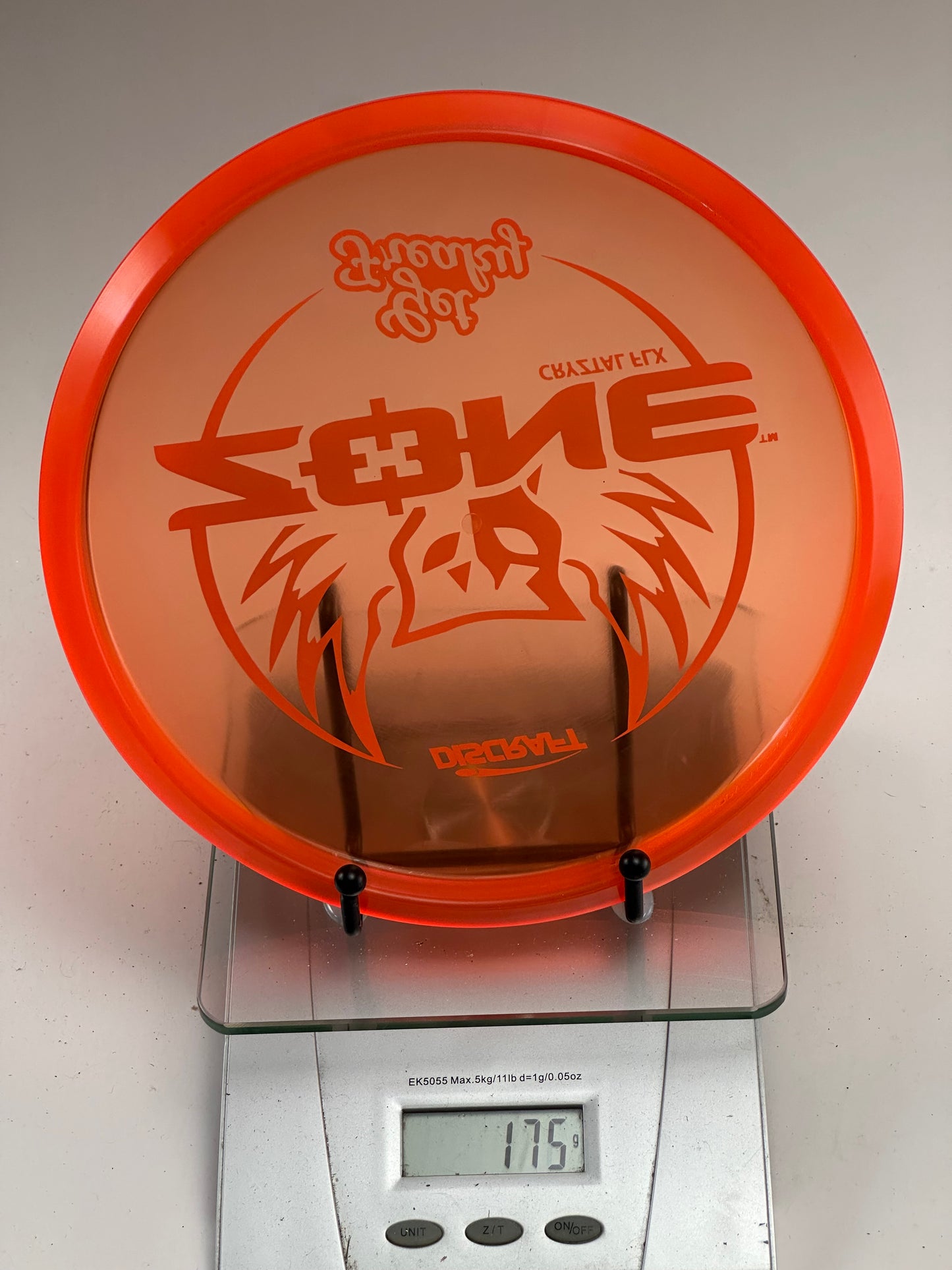 Discraft Zone CryZtal FLX “Get Freaky” – Transparent Orange