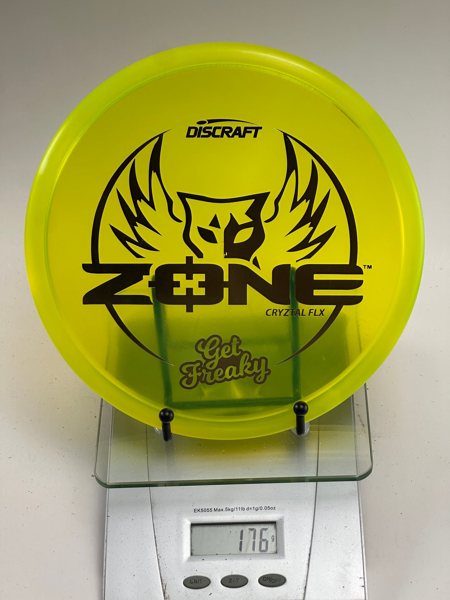 Discraft Zone CryZtal FLX Get Freaky – Transparent Yellow