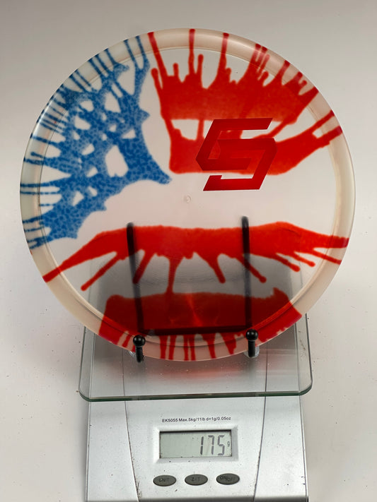Discraft Zone ESP Custom Dye Red/White/Blue Approach Disc