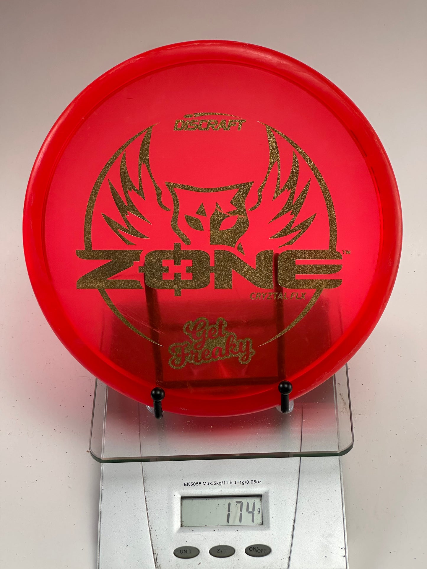 Discraft Zone CryZtal FLX Get Freaky - Transparent Red (174g)