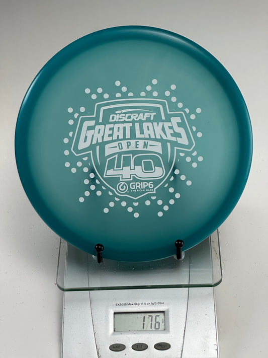 Discraft Zone Z Swirl Teal – Great Lakes Open 40 GRIP6 Stamp