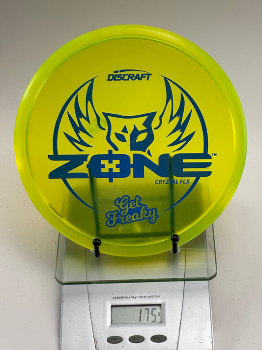 Discraft Zone CryZtal FLX “Get Freaky” – Transparent Yellow