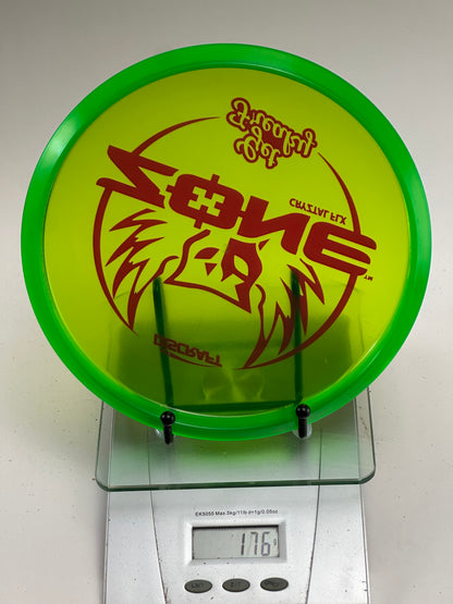 Discraft Zone CryZtal FLX “Get Freaky” Transparent Green (Red Stamp)
