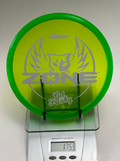 Discraft Zone CryZtal FLX Get Freaky – Transparent Green