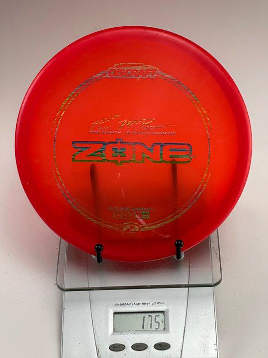 Discraft CryZtal FLX Zone – Transparent Red, Rainbow Foil McBeth Stamp