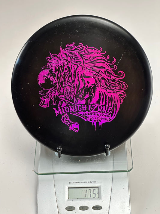 Discraft Zone Z Midnight (2021 Ledgestone) Black w/ Pink Foil Stamp 175g
