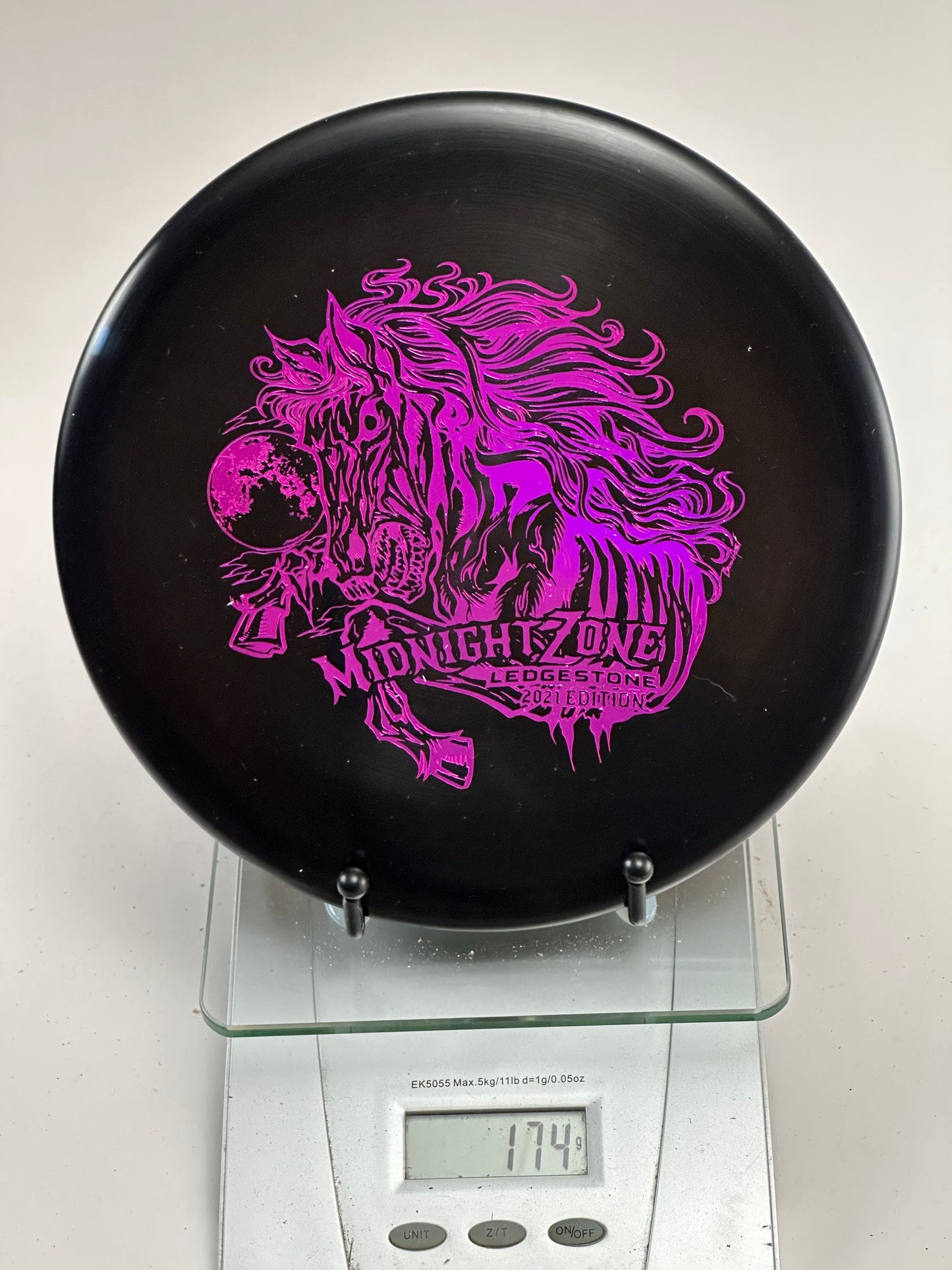 Discraft Zone Z Midnight (2021 Ledgestone) – Black w/ Pink Foil Stamp