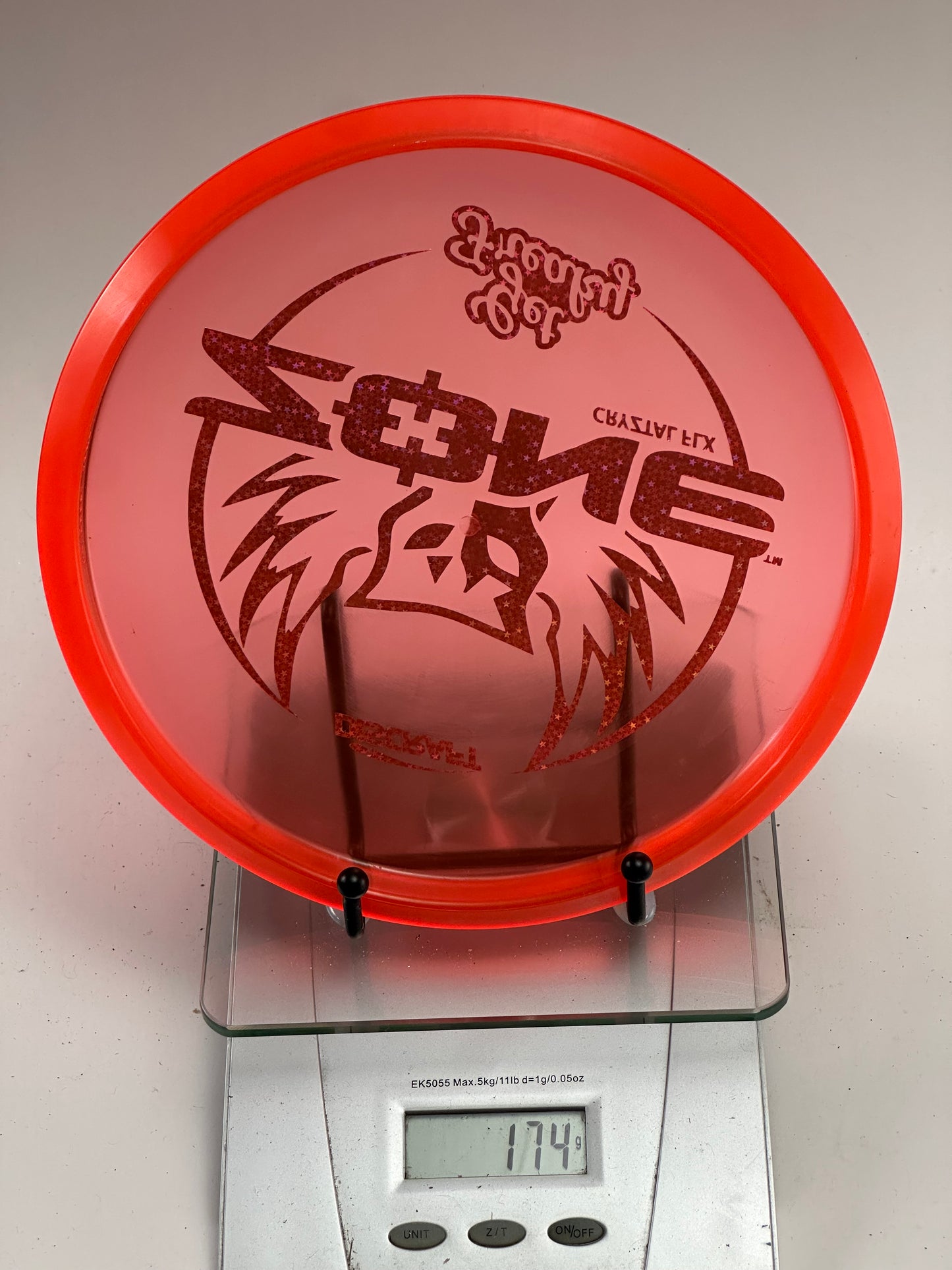 Discraft CryZtal FLX Zone “Get Freaky” – Transparent Red