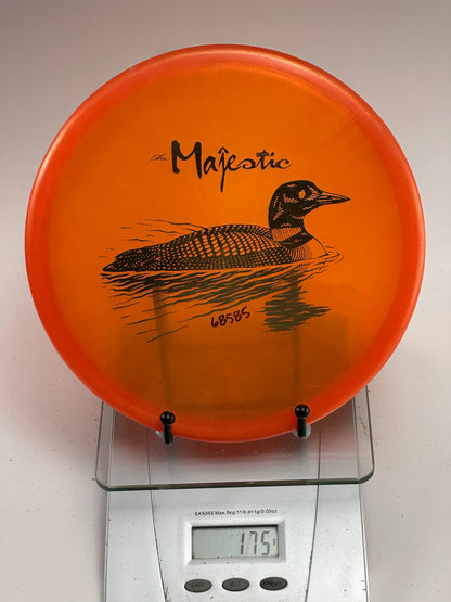 Discraft Zone Z Line Transparent Orange – Majestic Loon Stamp