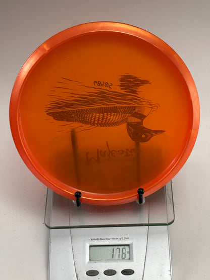 Discraft Zone Z Line Transparent Orange – Majestic Loon Stamp
