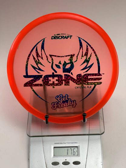 Discraft Zone CryZtal FLX Get Freaky – Transparent Red
