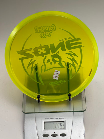 Discraft Zone CryZtal FLX Get Freaky – Transparent Yellow/Green Stamp