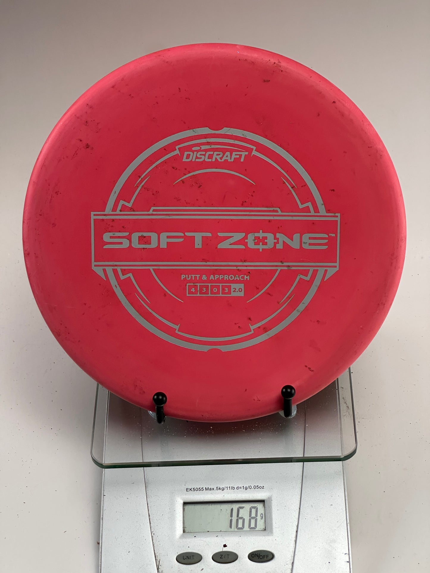 Discraft Soft Zone — Putter Line Soft, Pink w/ Silver Stamp (168g)