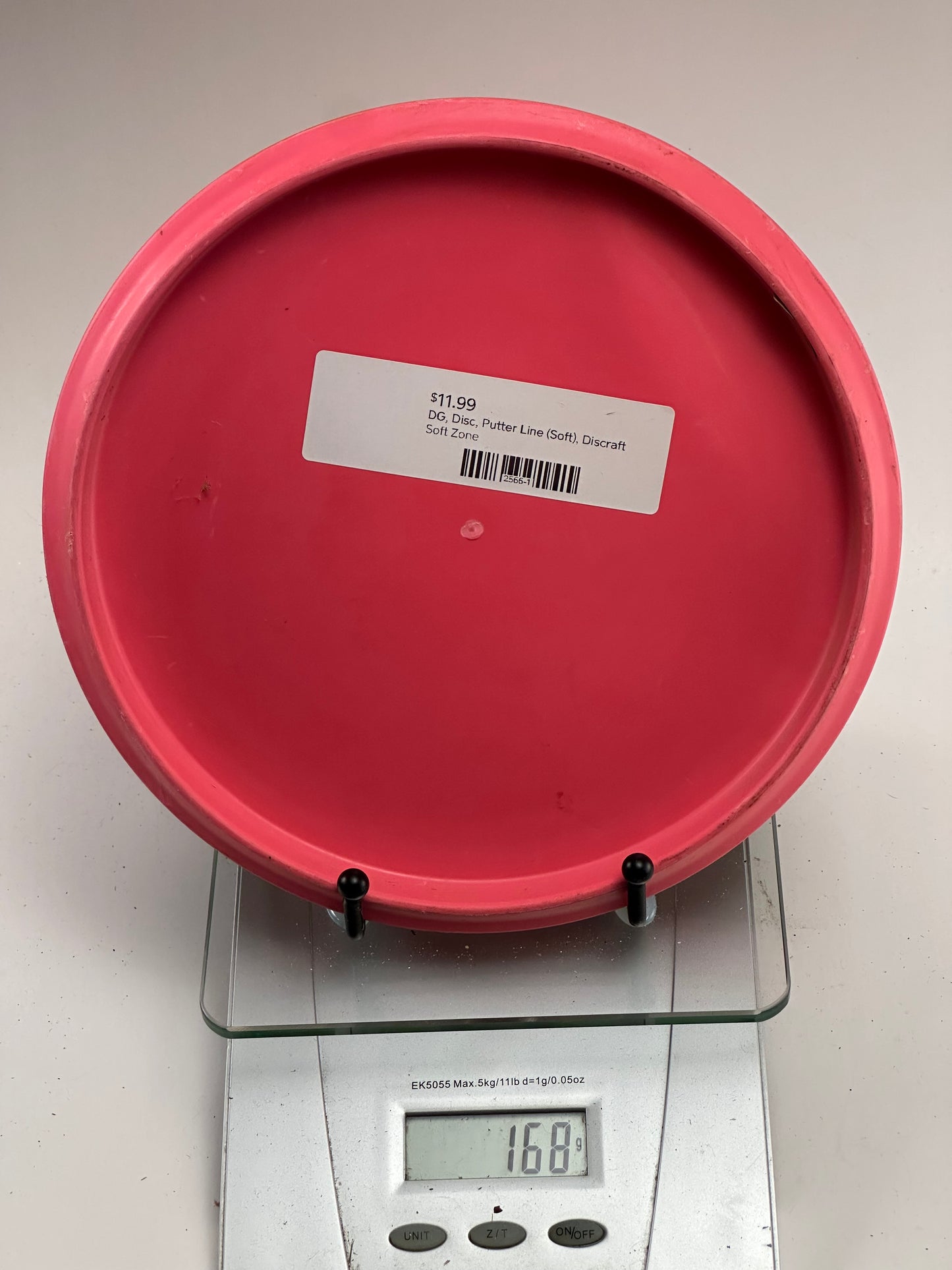 Discraft Soft Zone — Putter Line Soft, Pink w/ Silver Stamp (168g)