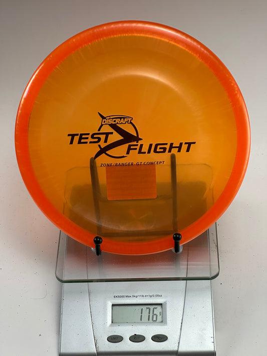 Discraft Test Flight Zone Banger GT (Z Line) – Translucent Orange 176g