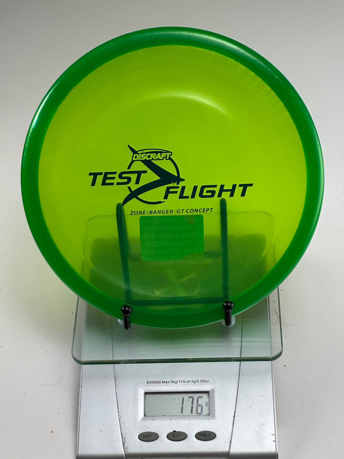 Discraft Test Flight Z Zone Banger GT Concept (Green, 176g or 179g)