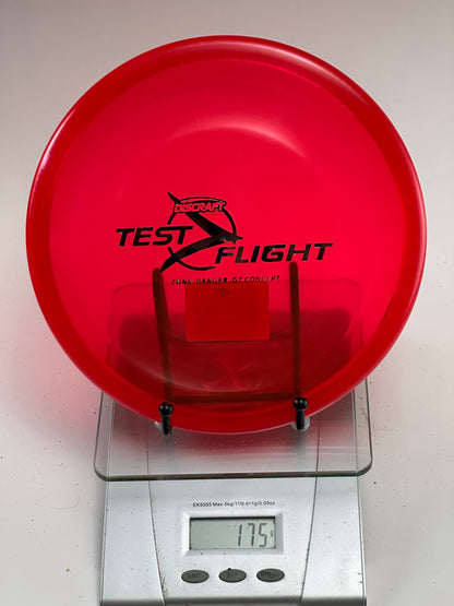 Discraft Zone Banger GT Test Flight Z Line – Transparent Red