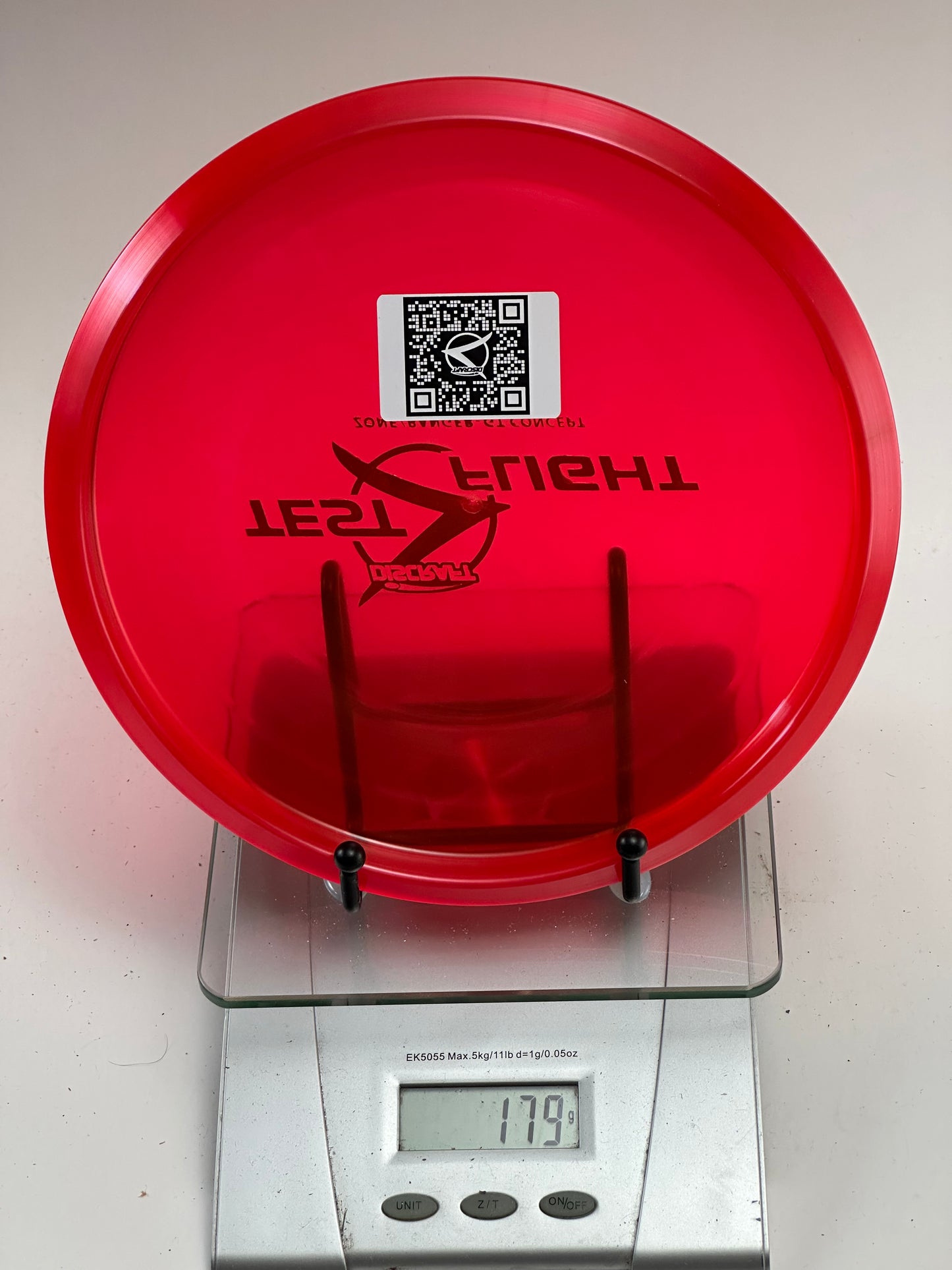 Discraft Zone Banger GT Test Flight Z Line – Transparent Red