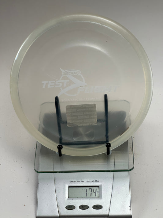 Discraft Zone Banger GT Test Flight Z Line (Clear) 178–179g