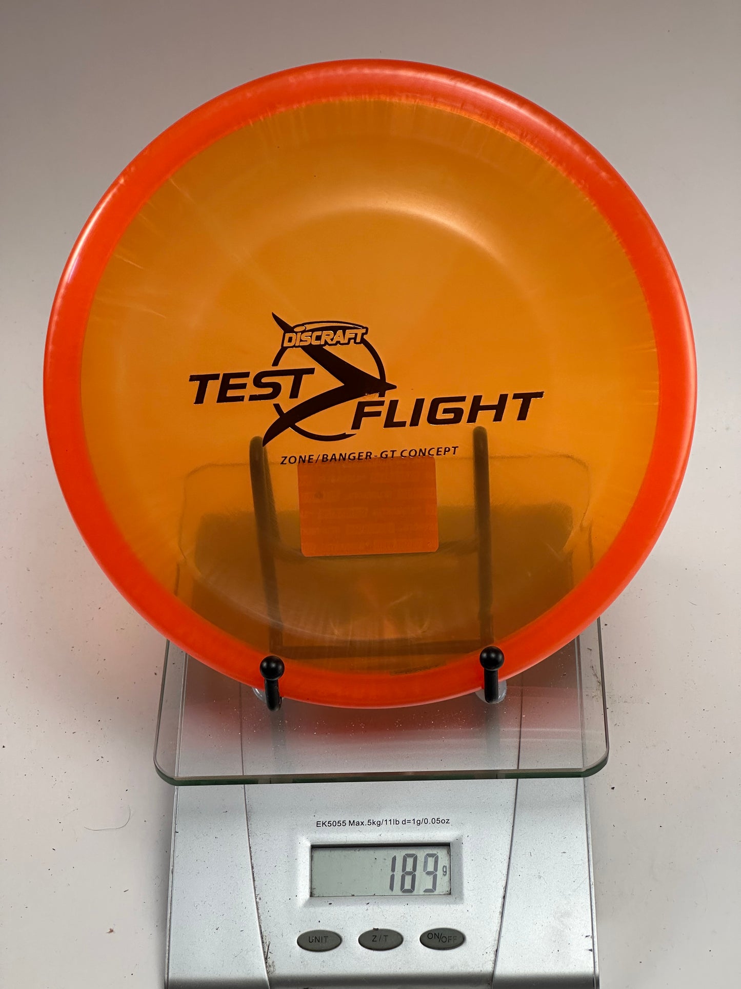 Discraft Test Flight Zone/Banger-GT Concept Z Line (Orange w/ Orange Rim)