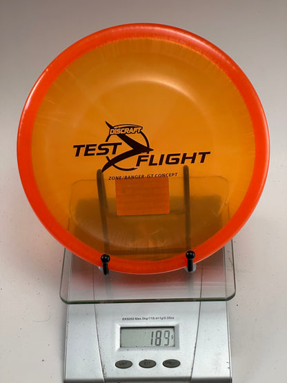 Discraft Test Flight Zone/Banger-GT Concept Z Line (Orange w/ Orange Rim)