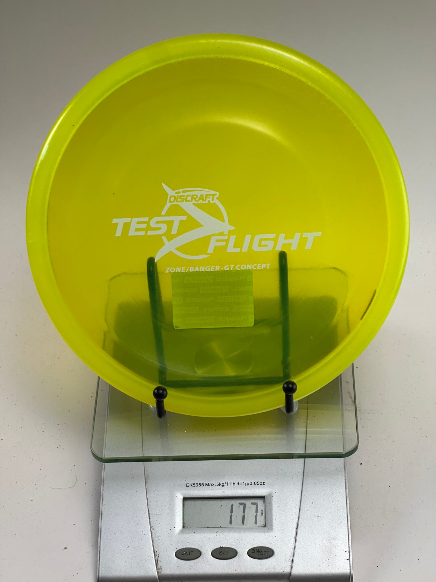 Discraft Zone Banger GT Test Flight Z Line - Yellow